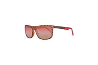 Guess Raad rechthoek heren donkere havana bruine gradiënt zonnebril | Sunglasses