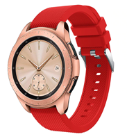 Strap-it Samsung Galaxy Watch siliconen bandje 41mm / 42mm (rood)