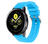 Strap-it Samsung Galaxy Watch Active silicone band (lichtblauw)