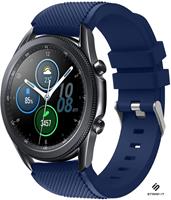 Strap-it Samsung Galaxy Watch 3 45mm siliconen bandje (donkerblauw)