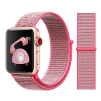 Strap-it Apple Watch SE nylon band (knalroze)