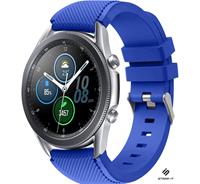 Strap-it Samsung Galaxy Watch 3 45mm siliconen bandje (blauw)
