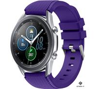 Strap-it Samsung Galaxy Watch 3 45mm siliconen bandje (paars)