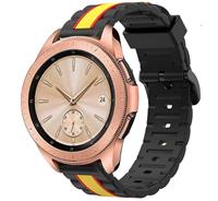 Strap-it Samsung Galaxy Watch  41mm / 42mm Special Edition band (zwart/geel)