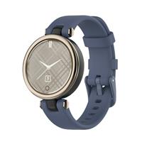 Strap-it Garmin Lily siliconen bandje (blauwgrijs)