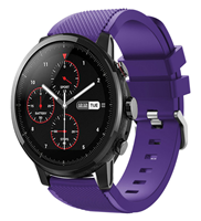 Strap-it Xiaomi Amazfit Stratos silicone band (paars)