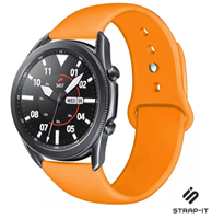 Strap-it Samsung Galaxy Watch 3 sport band 45mm (oranje)