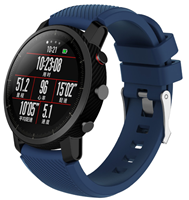 Strap-it Xiaomi Amazfit Pace silicone band (donkerblauw)