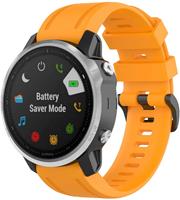 Strap-it Garmin Fenix 5s / 6s siliconen bandje (oranje)