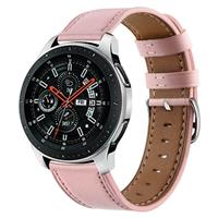 Strap-it Samsung Galaxy Watch 46mm bandje leer (roze)