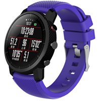 Strap-it Xiaomi Amazfit Pace silicone band (paars)