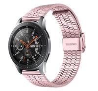 Strap-it Samsung Galaxy Watch 46mm roestvrij stalen band (rosé pink)