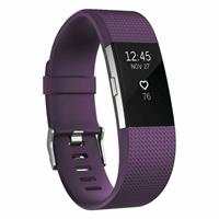 Strap-it Fitbit Charge 2 siliconen bandje (paars)