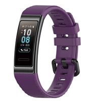 Strap-it Huawei band 3 / 4 Pro silicone band (paars)