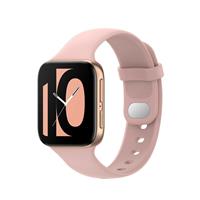 Strap-it Oppo Watch siliconen bandje (roze)