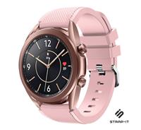 Strap-it Samsung Galaxy Watch 3 41mm siliconen bandje (roze)