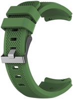Strap-it siliconen horlogeband 22mm universeel (legergroen)