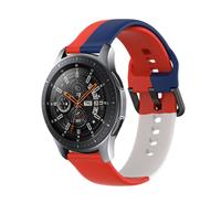 Strap-it Samsung Galaxy Watch 46mm triple sport band (rood-wit-blauw)