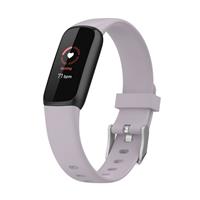 Strap-it Fitbit Luxe siliconen bandje (lavendel)