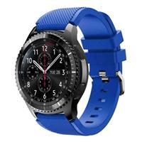 Strap-it Samsung Galaxy Watch siliconen bandje 45mm / 46mm (blauw)
