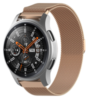 Strap-it Samsung Galaxy Watch Milanese band 45mm / 46mm (rosé goud)