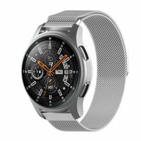 Strap-it Samsung Galaxy Watch Milanese band 45mm / 46mm (zilver)