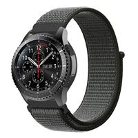 Strap-it Samsung Galaxy Watch 45mm / 46mm nylon band (groen)