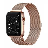 Strap-it Apple Watch SE Milanese band (rosé goud)