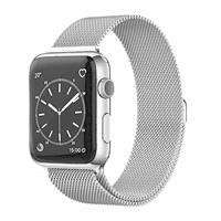 Strap-it Apple Watch SE Milanese band (zilver)