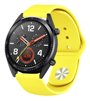 Strap-it Huawei Watch GT sport band (geel)