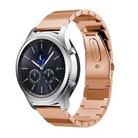 Strap-it Samsung Gear S3 metalen bandje (rosé goud)