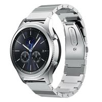 Strap-it Samsung Gear S3 metalen bandje (zilver)