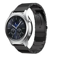 Strap-it Samsung Gear S3 metalen bandje (zwart)