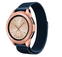 Strap-it Samsung Galaxy Watch Milanese band 41mm / 42mm (blauw)