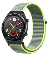 Strap-it Huawei Watch GT nylon band (fluoriserend)