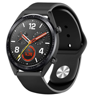 Strap-it Huawei Watch GT sport band (zwart)