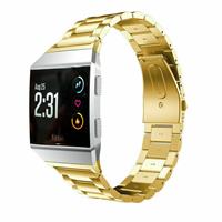 Strap-it Fitbit Ionic stalen bandje (goud)