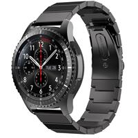 Strap-it Samsung Galaxy Watch 46mm metalen bandje  (zwart)