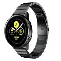 Strap-it Samsung Galaxy Watch Active metalen bandje (zwart)