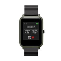 Strap-it Xiaomi Amazfit Bip metalen bandje (zwart)