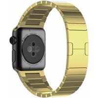 Strap-it Apple Watch luxe metalen band (goud)