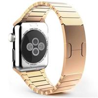 Strap-it Apple Watch luxe metalen band (rosé goud)