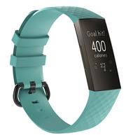 Strap-it Fitbit Charge 3 silicone band (aqua)