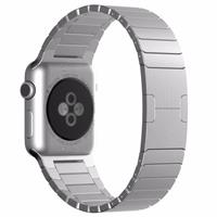 Strap-it Apple Watch luxe metalen band (zilver)