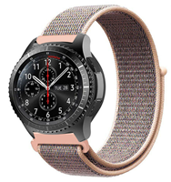 Strap-it Samsung Galaxy Watch 45mm / 46mm nylon band (pink sand)