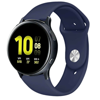 Strap-it Samsung Galaxy Watch Active sport band (donkerblauw)