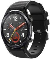 Strap-it Huawei Watch GT siliconen bandje  (zwart)