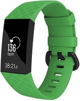 Strap-it Fitbit Charge 4 silicone band (groen)