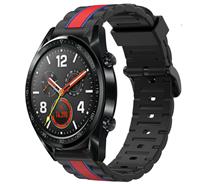 Strap-it Huawei Watch GT Special Edition band (zwart/rood)