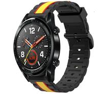 Strap-it Huawei Watch GT Special Edition band (zwart/geel)